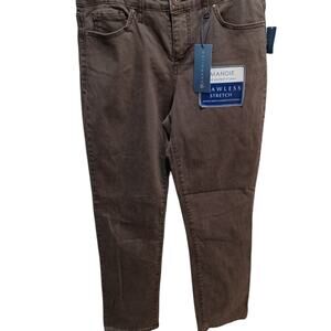 BANDOLINO Hot Espresso Colored Jeans Size 8